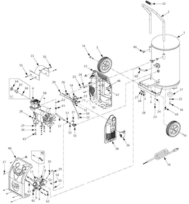 Air-Compressor Parts Diagram and Parts List for HM710099  Campbell Hausfeld Compressor